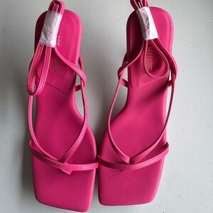 Dream Pairs Pink Minimalist Sandals